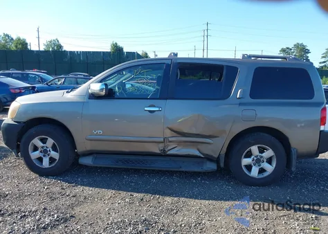 2007 Nissan Armada Se z USA, uszkodzony, nr VIN 5N1AA08C17N718942